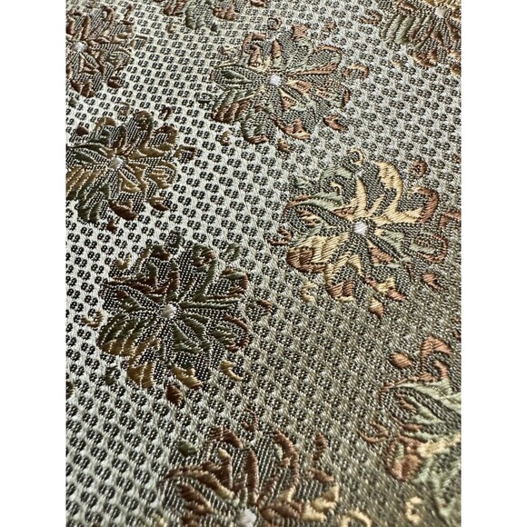 TOMMY BAHAMA Tie Men's 100% Silk Floral Beige Palm Tree Beach Vacation Hand Made - Picture 2 of 7